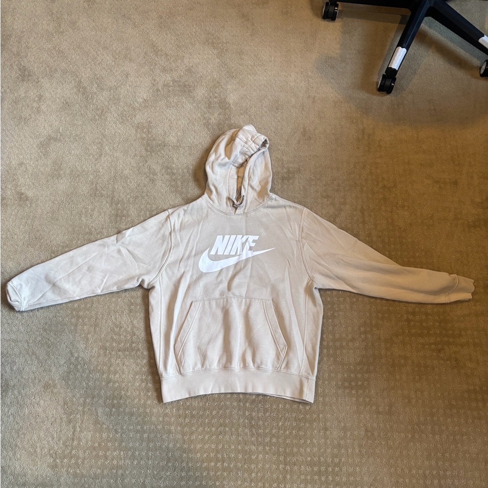 Nike Men's Beige Hoodie